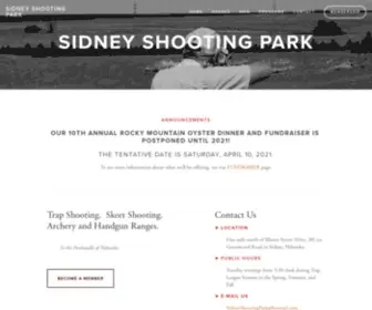 Sidneyshootingpark.com(The Sidney Shooting Park) Screenshot