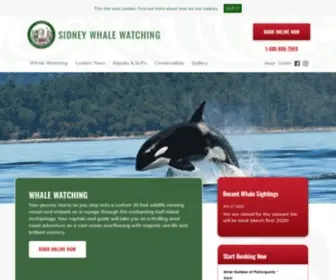Sidneywhalewatching.com(Whale Watching) Screenshot