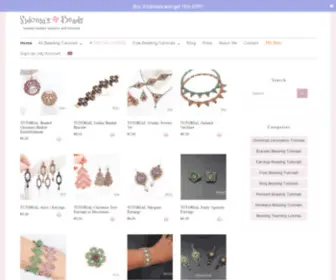 Sidoniasbeads.com(Beading tutorials and patterns) Screenshot