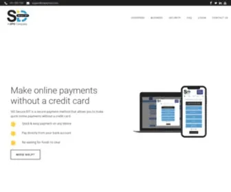 Sidpayment.com(Make online payments without a credit card. SiD Instant EFT) Screenshot
