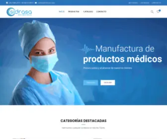 Sidrasa.com(Desechables Medicos) Screenshot