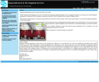 Sids.co.in(Log In Srijan Infratech & Development Services) Screenshot