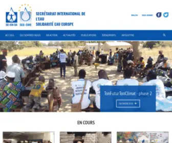 Sie-ISW.org(Secrétariat International de l'Eau) Screenshot