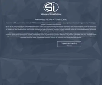 Siecon.in(Siecon International) Screenshot