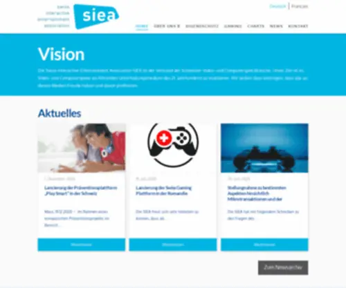 Siea.ch(Swiss interactive entertainment association) Screenshot