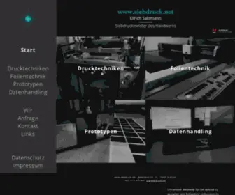 Siebdruck.net(Druckerei Salzmann) Screenshot