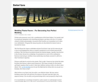 Siebelfans.com(Siebel fans) Screenshot