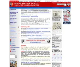 Siebenbuerger.de(Siebenbürgische Zeitung) Screenshot