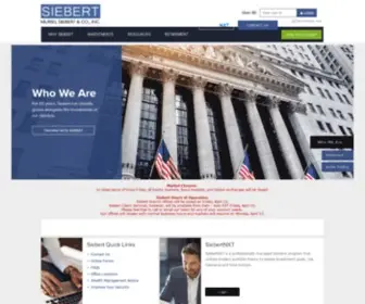 Siebert.com(Financial Freedom for Everyone) Screenshot