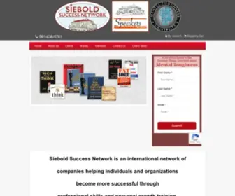 Sieboldnetwork.com(Siebold Success Network) Screenshot