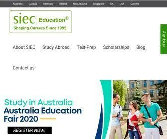 Siecindia.com(Overseas Education Consultants in India) Screenshot