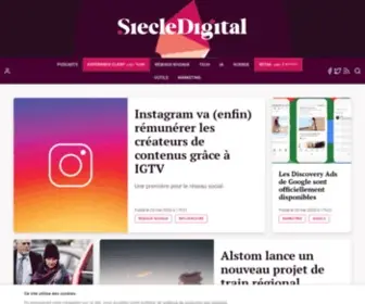 Siecledigital.fr(Siècle Digital) Screenshot