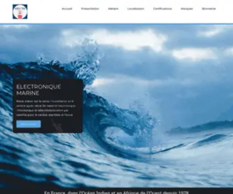 Siecmi.com(Electronique Marine) Screenshot