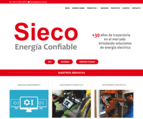 Sieco.com.ar(Home) Screenshot