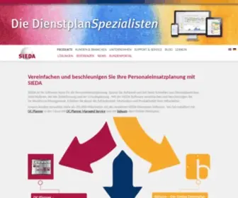 Sieda.com(Software für Ihre Personaleinsatzplanung) Screenshot