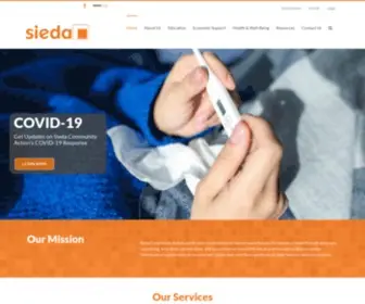 Sieda.org(Sieda Community Action) Screenshot