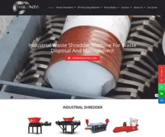 Siedontech.com(Industrial waste shredder) Screenshot