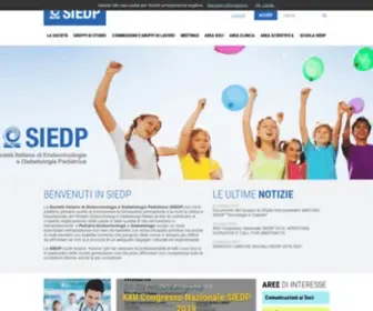 Siedp.it(Società Italiana Endocrinologia e Diabetologia Pediatrica) Screenshot