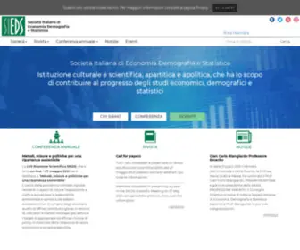 Sieds.it(Società italiana di economia demografia e statistica) Screenshot
