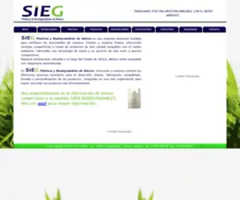 Sieg-Mexico.com(PLASTICOS & BIODEGRADABLES DE MEXICO) Screenshot