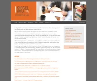 Siegelbrill.com(Siegel Brill P.A) Screenshot