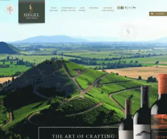 Siegelvinos.com(El arte de producir vinos con identidad) Screenshot