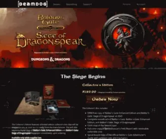 Siegeofdragonspear.com(Siege of Dragonspear) Screenshot