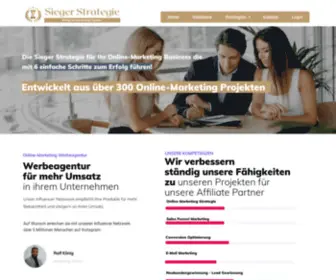 Sieger-Strategie.me(Online Marketing) Screenshot