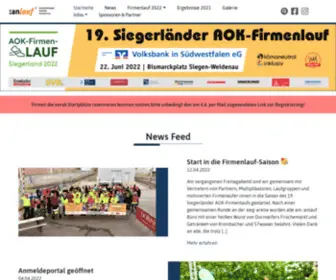 Siegerlaender-Aok-Firmenlauf.de(Startseite) Screenshot