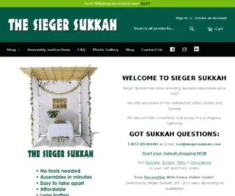 Siegersukkah.com(Sieger Sukkah) Screenshot