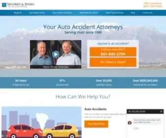 Siegfriedandjensen.com(Personal Injury Attorneys Utah) Screenshot