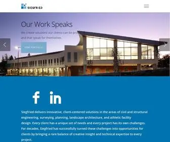 Siegfriedeng.com(Siegfried Engineering) Screenshot