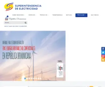 Sie.gob.do(Superintendencia de Electricidad) Screenshot
