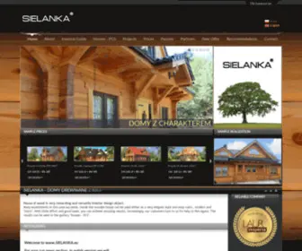 Sielanka.org.pl(Domy drewniane z bali) Screenshot