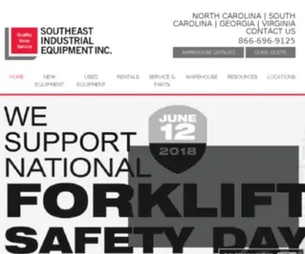 Sielift.com(Southeast Industrial Equipment) Screenshot