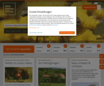 Sielmann-Stiftung.de(Die Sielmann Stiftung setzt sich für den Naturschutz ein. Informieren Sie sich jetzt über) Screenshot