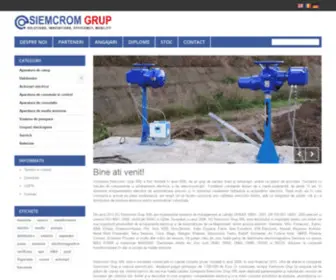 Siemcrom.ro(Siemcrom Grup) Screenshot