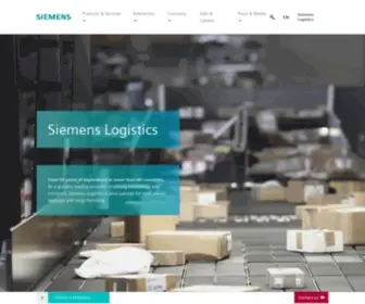 Siemens-Logistics.com(Siemens Logistics) Screenshot