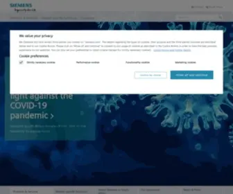 Siemens.co.za(South Africa) Screenshot
