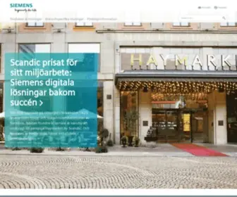 Siemens.se(Siemens Sweden) Screenshot