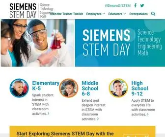 Siemensstemday.com(Siemens STEM Day) Screenshot
