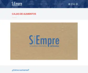 Siempre-Alimentos.cl(Cajas de Alimentos) Screenshot