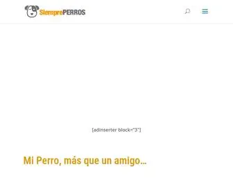 Siempreperros.com(Perros pequeños) Screenshot