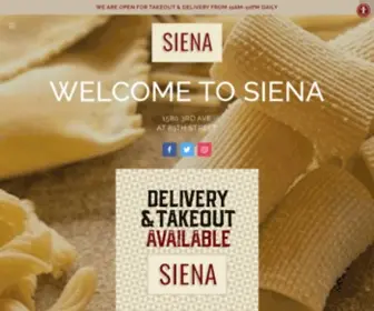 Sienacafe.com(Siena Cafe) Screenshot