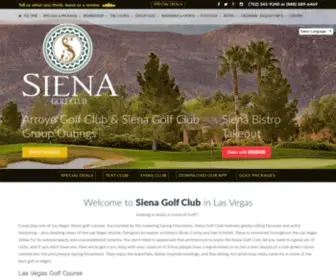 Sienagolfclub.com(Siena Golf Club) Screenshot