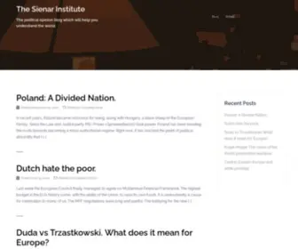 Sienarinstitute.eu(The political opinion blog which will help you understand the world) Screenshot