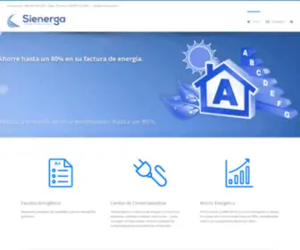 Sienerga.com(Sistemas Energéticos Galicia) Screenshot