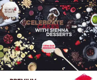 Siennadesserts.com.au(Wholesale Cakes Sydney) Screenshot