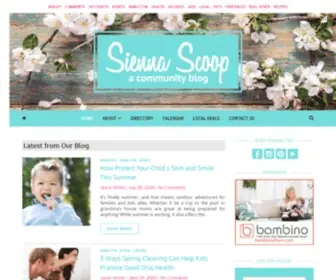 Siennascoop.com(Community Blog) Screenshot