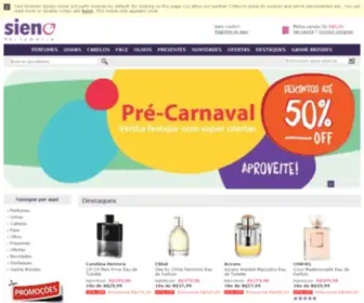 Sieno.com.br(Compre Perfumes Importados Para Eles e Elas Aqui) Screenshot